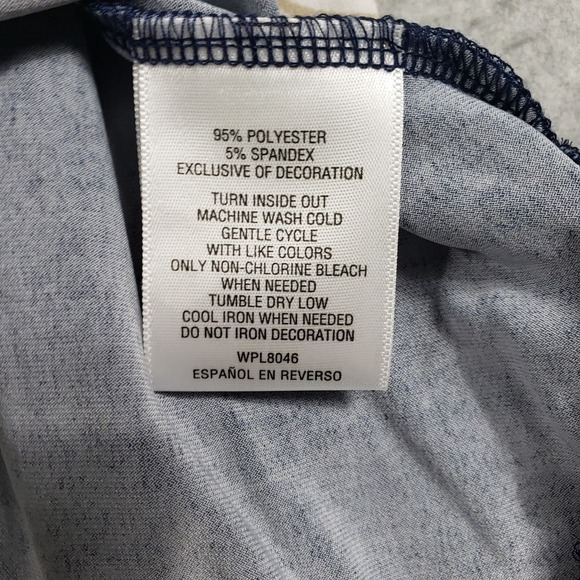 JM‎ Collection Tropic Breeze Navy Floral Lace Top Women's XL NWT Modern Classic - Picture 4 of 10